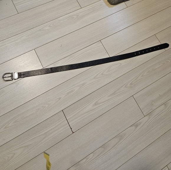 Calvin Klein Black and Brown Belt with Silver Buckle - Picture 5 of 5